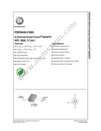 FDP8442-F085 Cover