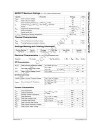 FDP8443 Datasheet Page 2