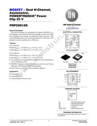 FDPC8016S Datasheet Cover