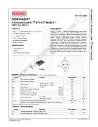 FDPF10N50FT Datasheet Page 2