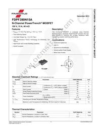 FDPF390N15A Datasheet Page 2