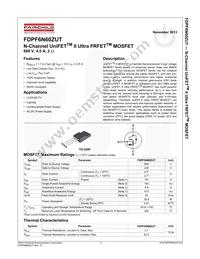 FDPF6N60ZUT Datasheet Page 2