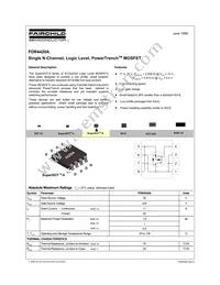 FDR4420A Datasheet Cover