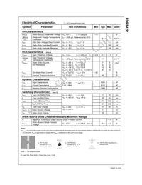 FDR842P Datasheet Page 2