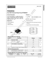 FDS4935A Datasheet Page 2