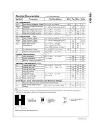 FDS4953 Datasheet Page 2