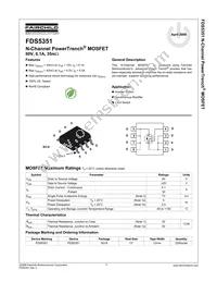 FDS5351 Datasheet Page 2