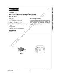 FDS5672 Datasheet Page 2