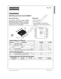 FDS6064N3 Datasheet Cover