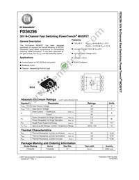 FDS6298 Datasheet Cover