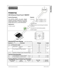 FDS6574A Datasheet Page 2