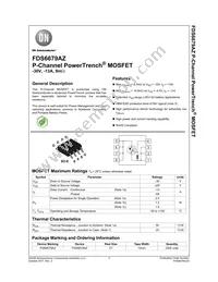 FDS6679AZ Datasheet Cover