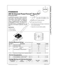 FDS6680AS Datasheet Page 2
