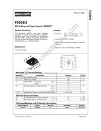 FDS6682 Datasheet Page 2