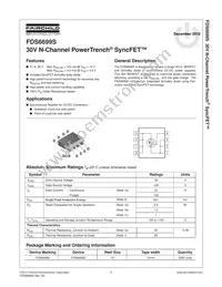FDS6699S Datasheet Page 2