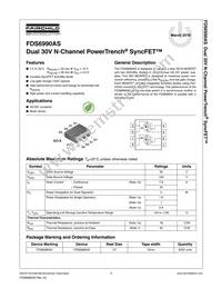 FDS6990AS Datasheet Page 2