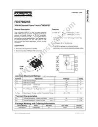 FDS7082N3 Datasheet Cover