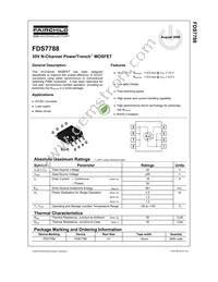 FDS7788 Datasheet Cover