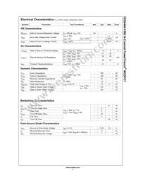 FDS8449-F085P Datasheet Page 2