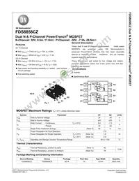 FDS8858CZ Datasheet Cover