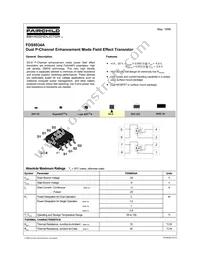 FDS8934A Datasheet Cover