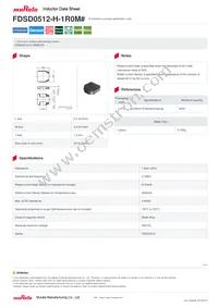 FDSD0512-H-1R0M=P3 Datasheet Cover