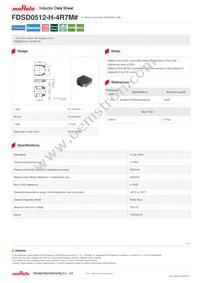 FDSD0512-H-4R7M=P3 Datasheet Cover