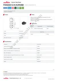 FDSD0512-H-K2R2M=P3 Datasheet Cover