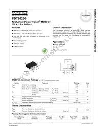 FDT86256 Datasheet Page 2