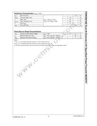 FDW2601NZ Datasheet Page 3