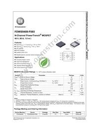 FDWS9408-F085 Datasheet Cover