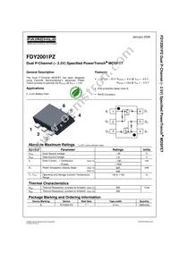 FDY2001PZ Datasheet Cover