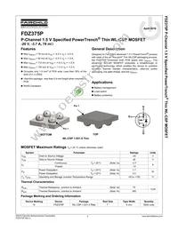 FDZ375P Datasheet Page 2