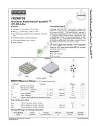 FDZ4670S Datasheet Cover