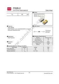 FDZT40RB6.2 Datasheet Cover