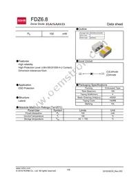 FDZT40RB6.8 Datasheet Cover