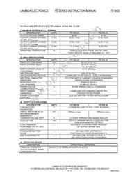 FE-1500-48-NA Datasheet Page 3