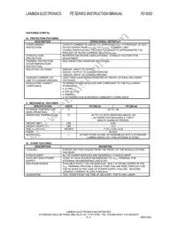 FE-1500-48-NA Datasheet Page 5