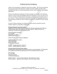 FE1000-48NA Datasheet Cover