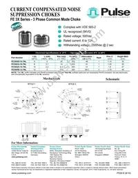 FE3X025-10-7NL Datasheet Cover