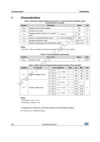 FERD2045SB-TR Datasheet Page 2