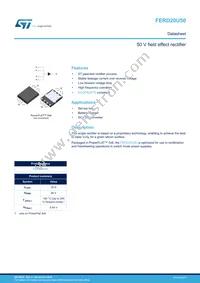 FERD20U50DJF-TR Datasheet Cover