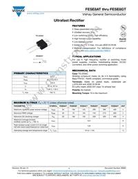 FESE8CT-E3/45 Datasheet Cover