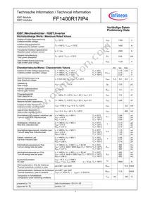 FF1400R17IP4BOSA1 Datasheet Page 2