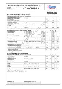 FF1400R17IP4BOSA1 Datasheet Page 3