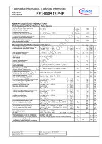 FF1400R17IP4PBOSA1 Datasheet Page 2