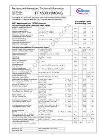 FF150R12MS4GBOSA1 Datasheet Cover