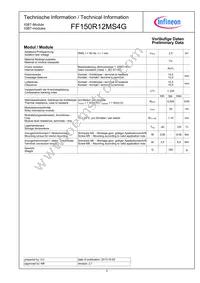 FF150R12MS4GBOSA1 Datasheet Page 3