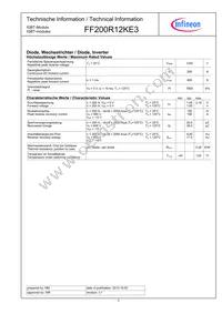 FF200R12KE3HOSA1 Datasheet Page 2