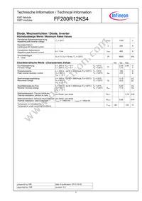 FF200R12KS4HOSA1 Datasheet Page 3
